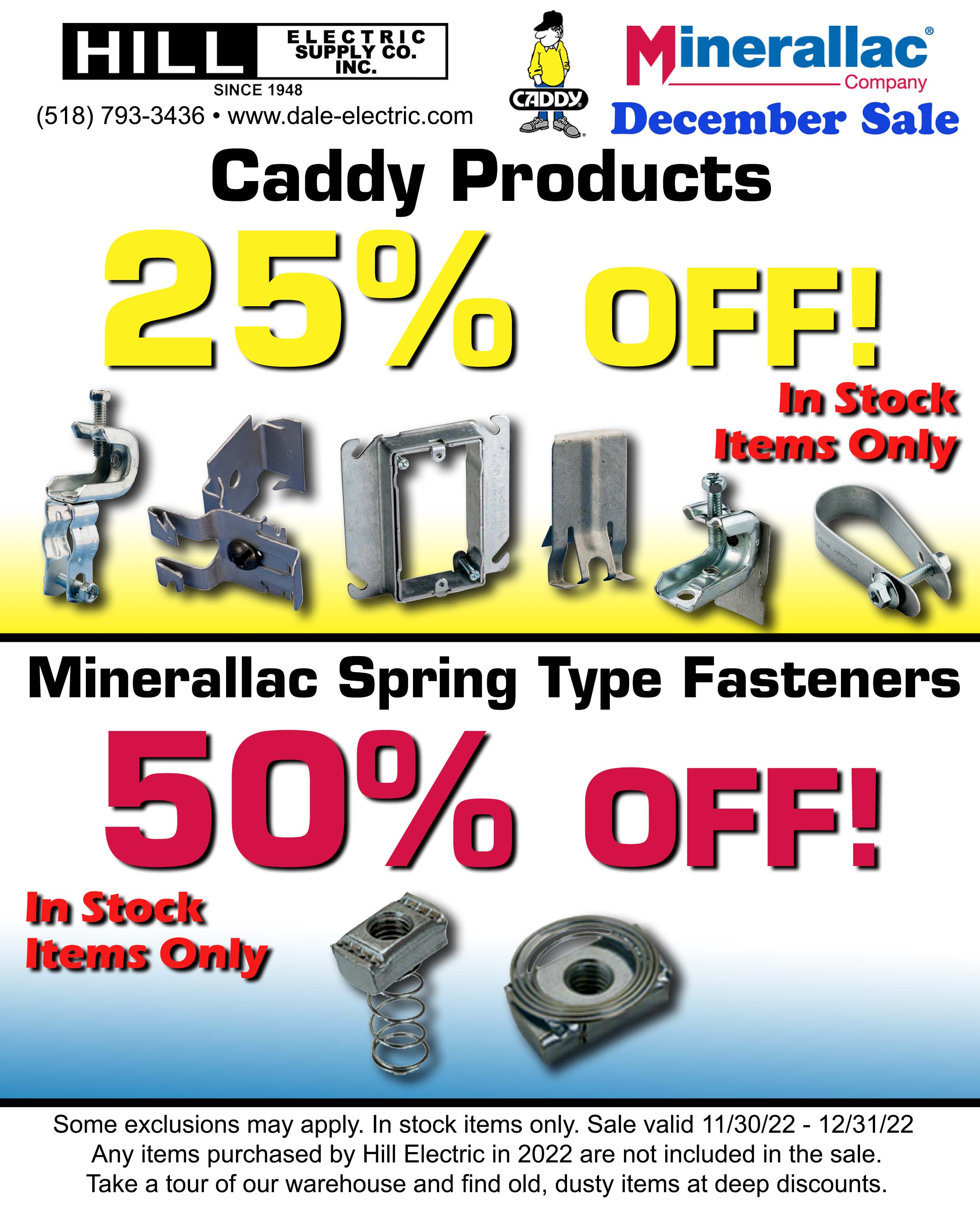 Caddy & Minerallac Sale