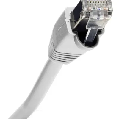 Hubbell Premise Wiring Products, Copper Products, Patch Cord, Cat5E,PS5E, Shielded, White, 3' Length.