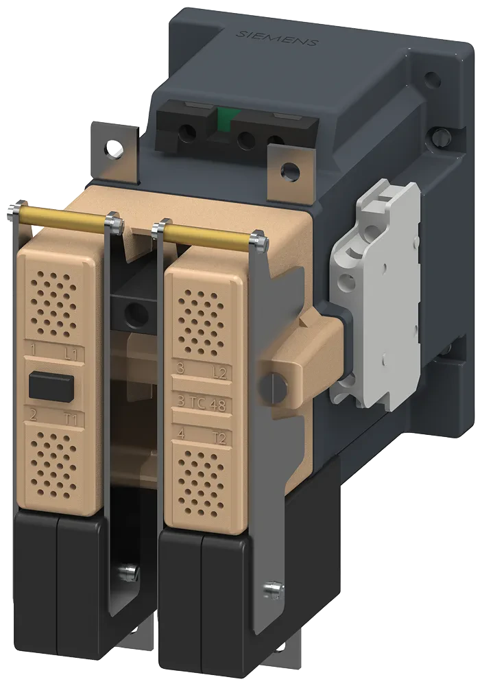 DC operation DC 24v auxiliary contacts 22 (2NO+2NC) DC-3 and 5,ratd.operat.curr.75a contactor, size 4, 2-pole