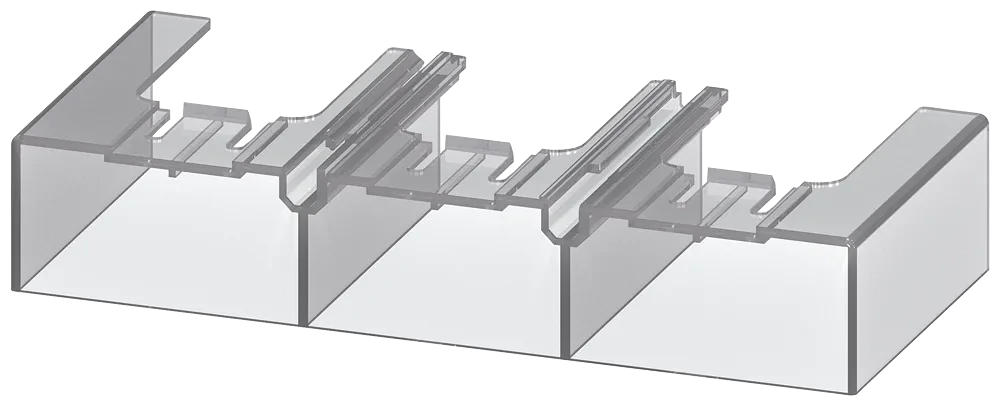 Solid State Terminal Cover for Screw between the Contactor and the Overload BoxTerminal Size S6