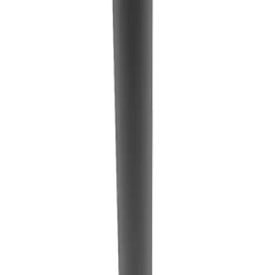 Pole 4 Inch Round 11 Gauge 25 Foot Welded Tenon Square, Base
