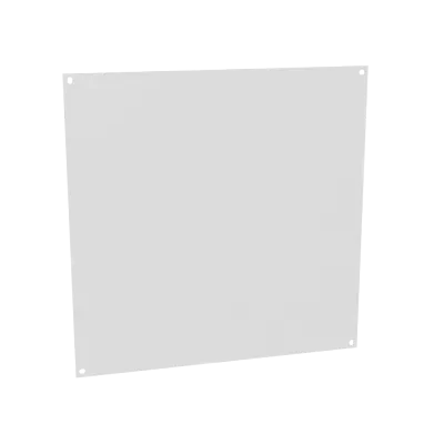 Back Panel Non UL Listed 16x16 Small Hinge Cover White Steel