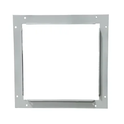Wireway End Flange Type 1 12x12 Screw Cover No Paint Steel