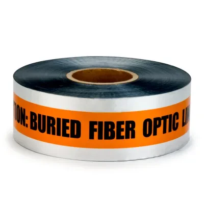 Scotch® Buried Barricade Tape 406 is a 5 mil thick, aluminum foil backing, buried barricade tape that is printed with a warning message. It is great for alerting pedestrians of dan...