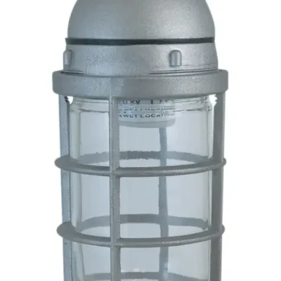 Vaporproof Fixture 1/2" Pendant Mount with Cage