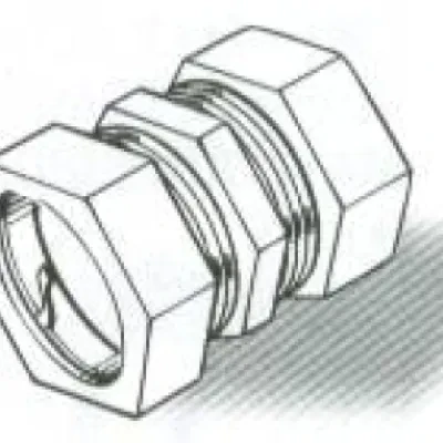 2 1/2" Aluminum Svc Mast Head with 2" Cap - Combo Slipfitter