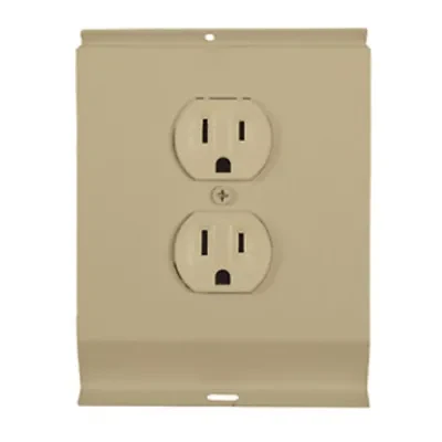 Receptacle Section Baseboard Mount, Bankers Bronze. 120 VAC, 15 AMP. For Use With 2900C Series Electric Baseboard - Heavy Duty Commercial Convection Heater