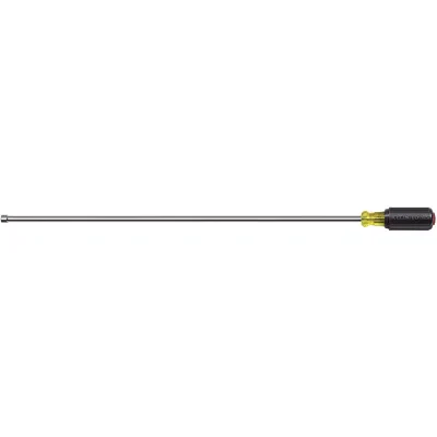 1/4-Inch Magnetic Tip Nut Driver, 18-Inch Shaft, Exclusive hollow shaft design with Rare-Earth magnetic tip features unobstructed pass-through, even on long bolts