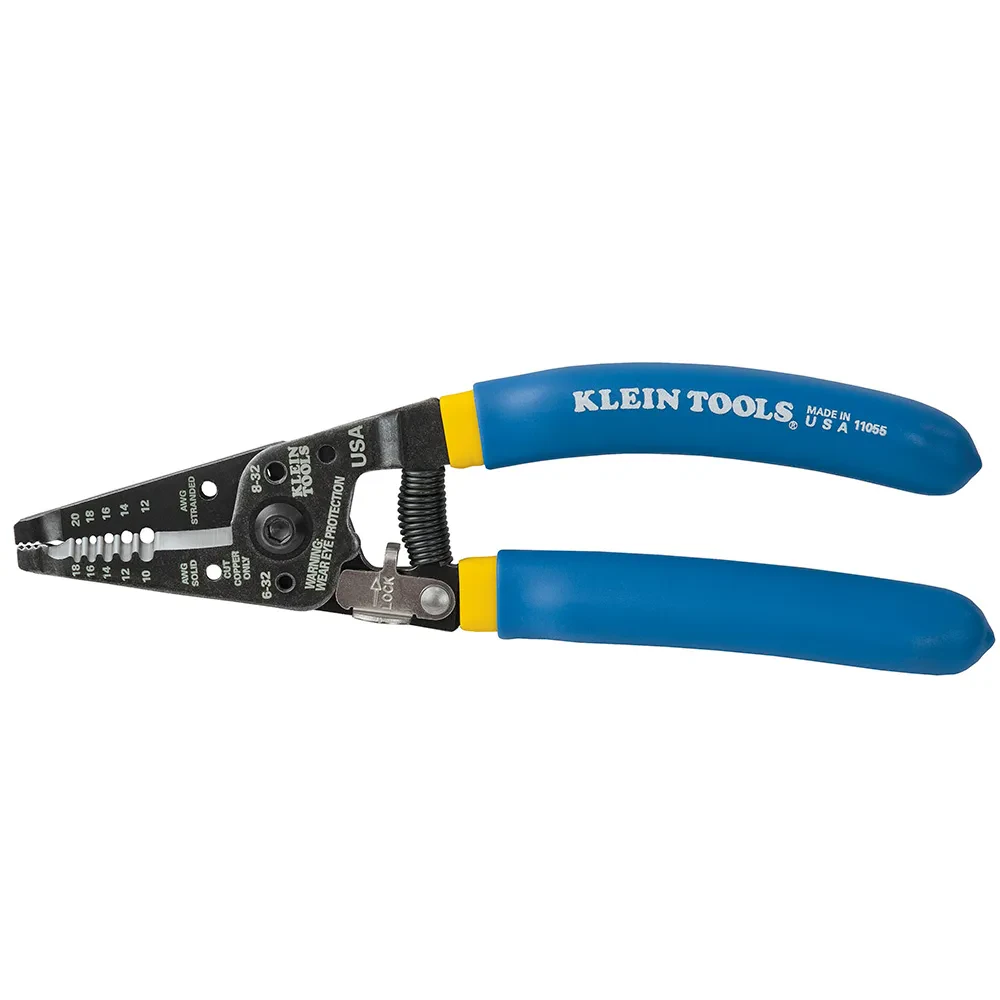 Solid and Stranded Copper Wire Stripper and Cutter, Cuts, strips, and loops 10-18 AWG Solid and 12-20 AWG Stranded wire and cleanly shears 6-32 and 8-32 shears