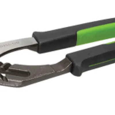 Pump Pliers, 12" Molded Grip.  Custom grip allows area for user identification.  Slip-proof, ergonomic molded grip for increased comfort and reduced user fatigue.  Wider grip desig...