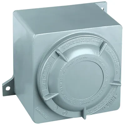 GR SERIES - THREADED BOX WITH BLANK COVER - COVER OPENING DIAMTER 7-7/8INCH - VIEWING AREA 6 INCH - MAXIMUM CONDUIT SIZE 2 INCH