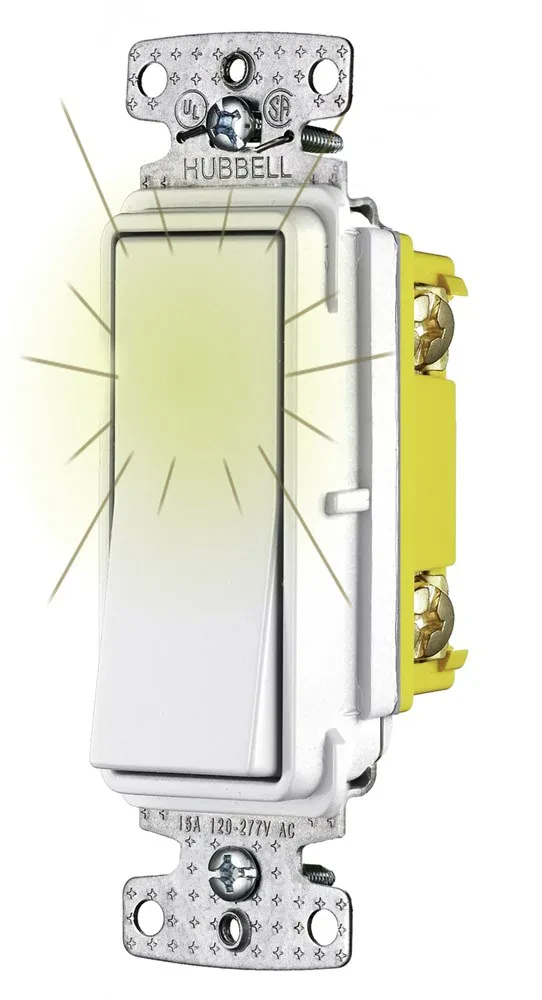 Bryant Electric RSD115PLW Rocker Switch product image