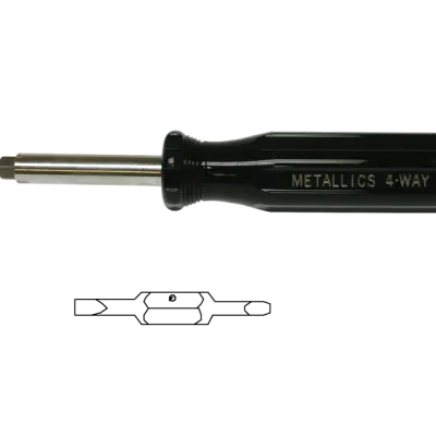 3/16" Slot & 9/32" Slot Double Ended Bit For 4-in-1 Screwdriver