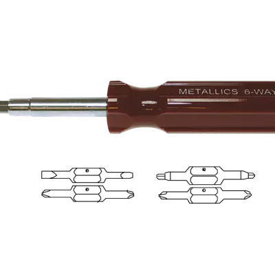 #1 & #2 Phillips Double Ended Bit For 6-in-1 Screwdriver