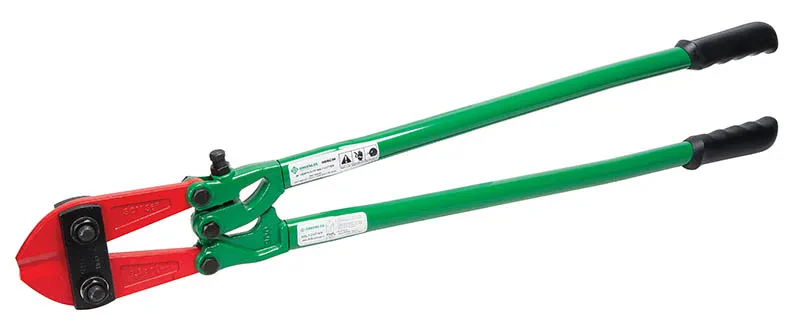 Heavy-Duty Bolt Cutter 36".  Unique cam bolt blade adjustment for easy cutter alignment.  Forged steel blades for long life.  Clevis-mounted blades for greater strength.  Custom ru...