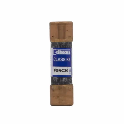 Eaton Bussmann series PON fuse, Ferrule design, Type P, 250V, 30A, 10 kAIC, Non Indicating