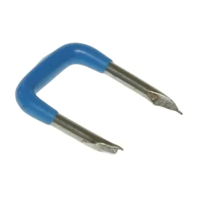 Insulated Cable Staple, #10, #12, #14 AWG cable size, 1 x 1/2 in. staple size, PVC insulation, Hot Melt PVC Bonded construction, 500 per jar