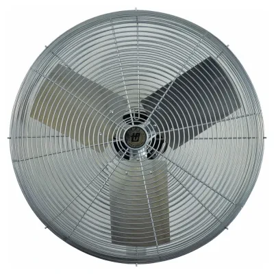 Industrial Assembled Circulator Heads and Mount, Oscillating, Size- 27 IN, Blade Size- 24 IN, Flow Rate- 5000 (Low), 6800 (High) CFM, 1/4 HP, 2.5 AMP, Speed- 800 (Low), 1100 (High)...