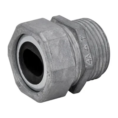MADISON, WATERTIGHT CONNECTOR, SIZE: 1-1/4 IN, CONNECTION: THREADED, CONDUCTOR RANGE: #2, ZINC DIE-CAST, MINIMUM OPENING: 0.44 X 0.74 IN, MAXIMUM OPENING: 0.53 X 0.81 IN, SHELF QUA...