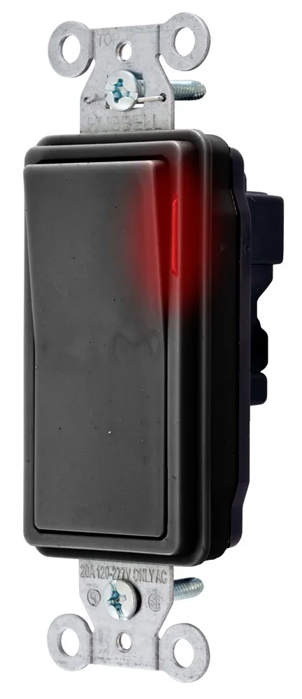 Bryant Electric SNAP2121PLBKNA Rocker Switch product image