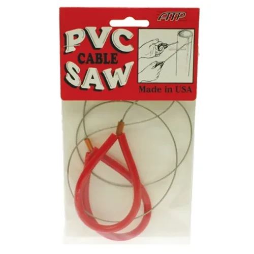 PVC Cable Saw, 26 in. overall length, Vinyl handle, 1 per pack