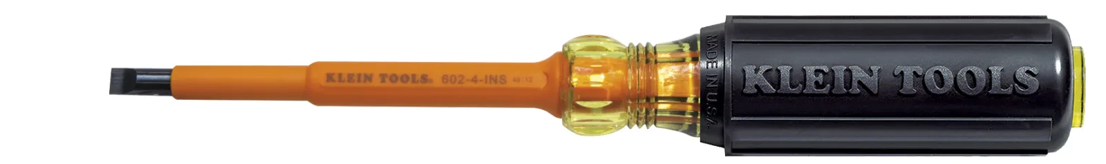 Klein Tools, Inc. 602-4-INS Insulated Screwdriver product image