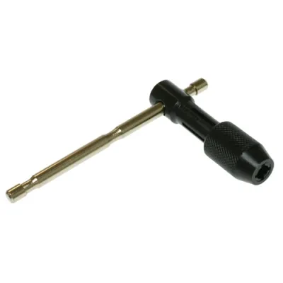 T Handle Tap Wrench, 1/4 - 1/2 in. capacity, 1 per pack