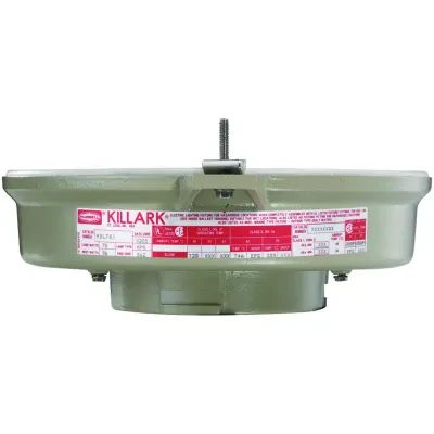 VQ1F SERIES - ALUMINUM 52 WATT COMPACT FLUORESCENT LIGHT FIXTURE (TWO26W LAMPS INCLUDED) - 120-277V AT 50/60 HZ - OPTIC THREAD SIZE 5-1/2INCH