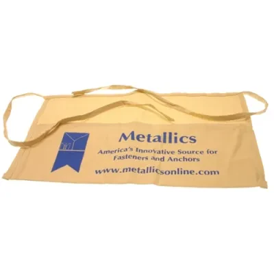 Contractor Nail Apron, Tan Canvas, 2 pockets, 1 per pack