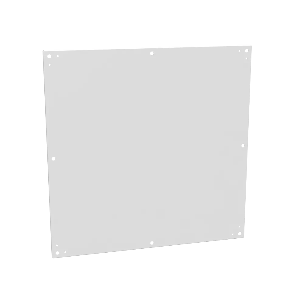 Back Panel Non UL Listed 36x36 Hinge Cover White Steel