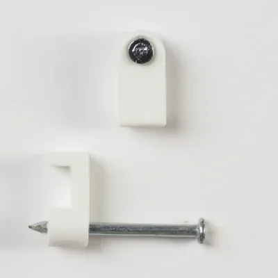 PECO FASTENERS BELL WIRE STAPLE - WHITE 100 PER JAR
