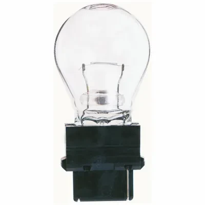Miniature Lamp, Designation: 3155, 12.8 V, 18.43 WTT, S8 Shape, W3x16q Plastic Wedge Base, C-6 Filament, 1500 HR, 1.6 AMP, 2-15/16 IN Length, 1 IN Diameter