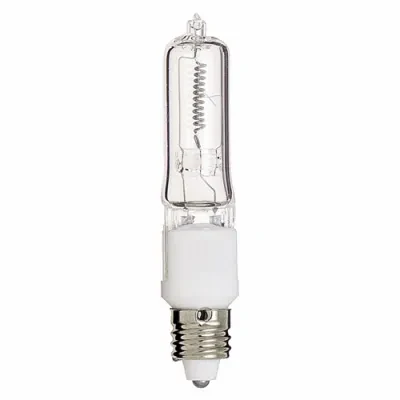 Halogen Single Ended Lamp, Designation: 150Q/CL/MC, 120 V, 150 WTT, T4 1/2 Shape, E11 Mini Cand Base, Clear, CC-8 Filament, 2000 HR, Lumens: 2700 LM Initial, 2-23/32 IN Length, 9/1...