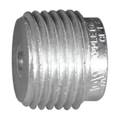 Reducing Bushing, Size: 1 X 3/4 IN, Material: Steel, Finish: Zinc Electroplate, Connection: NPT, Standard: Class I: Groups A, B, C, D, Class II: Groups E, F, G, Class III, UL 886 (...