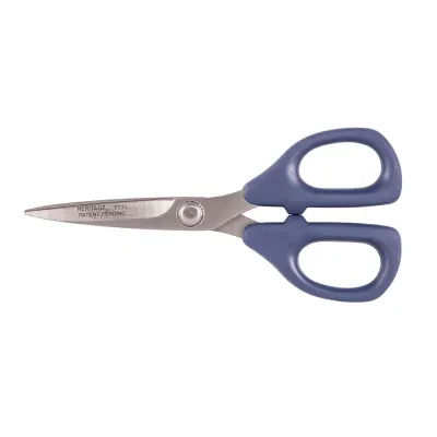 Straight Trimmer, Plastic Handle, 5-1/8-Inch, Scissors have stamped stainless steel precision ground blades