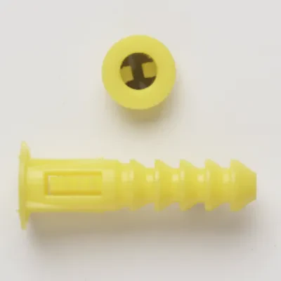 PECO FASTENERS 10-12 SUPER YELLOW ANCHOR 100 PER JAR 1/4 DRILL DIAMETER