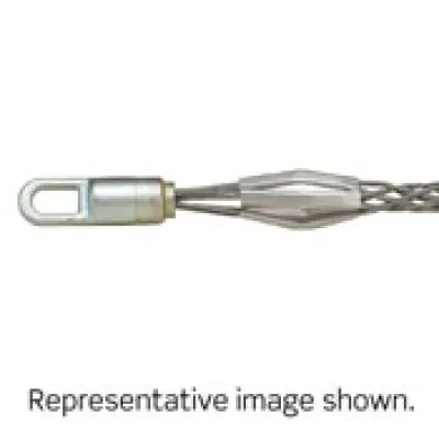 Rotating Eye, Closed Mesh, Double Weave, Heavy Duty, Pulling Wire Mesh Grip 1.00 - 1.24 Cable Diameter, Short Length