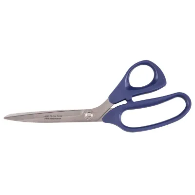 Bent Trimmer, XL Plastic Ambidex Handle, 9-1/2'', Scissors feature stamped stainless steel precision ground blades