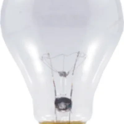 Incandescent A21 Bulb Shape Traffic Signal Super Saver Krypton Filled Clear Medium Brass Base With Heat Reflector 69Watt 130Volt