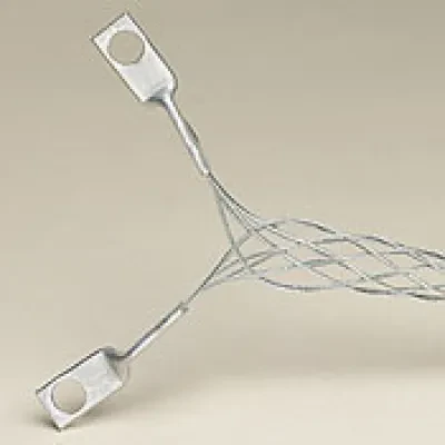 Double Eye, Closed Mesh, Single Weave, Portable Cable Duty, Wiring Device Mesh Grip .820, 1.000 Cable Diameter