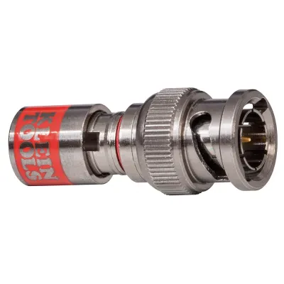 Universal BNC Compression Connectors RG59 35-Pack, Patented Universal Sleeve technology installs up to 2x faster than other compression connectors