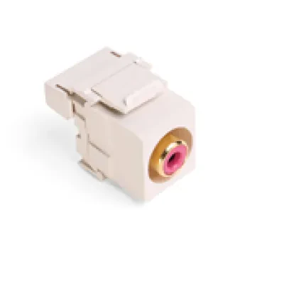 QuickPort RCA 110-Type, Red Barrel, Light Almond