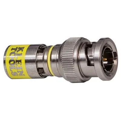 Universal BNC Compression Connectors RG6-R6Q 35-Pack, Patented Universal Sleeve technology installs up to 5x faster than other compression connectors
