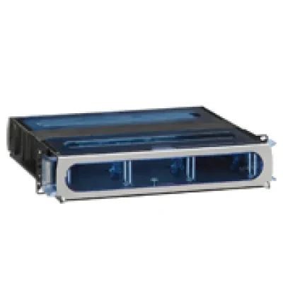 Opt-X Ultra 19/23" 2RU Distribution and Splice Enclosure w/Sliding Tray, Empty, Accepts up to 6 Opt-X Adapter Plates or 6 Opt-X P-N-P Modules