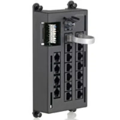 Telephone Input Distribution Panel, Black Housing