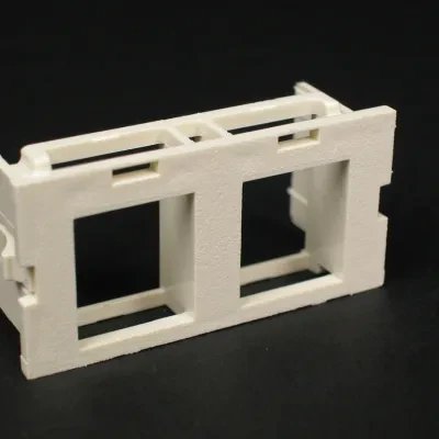 For mounting two AMP NETCONNECT SL Series devices. White
