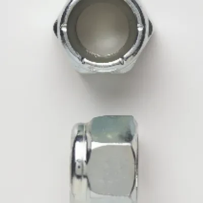 PECO FASTENERS 3/4-10 NYLON LOCK NUT ZINC 25 PER BOX