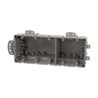 5 GANG MULTI MOUNT DEVICE BOX MULTI MOUNT DEVICE BOX LARGEST VOLUME IN DEVICE BOXES VERTICAL & HORIZONTAL MTG AVAILABLE IN 2, 5, & 6 GANG LARGEST VOLUME OFFERED IN DEVICE BOXES HEA...