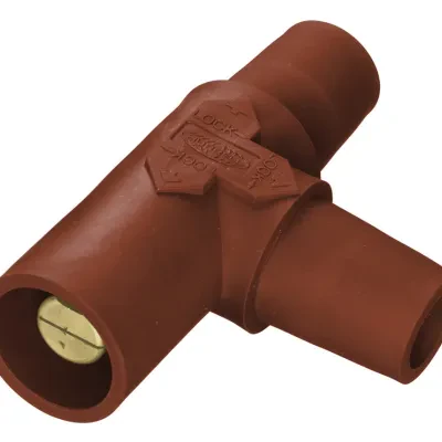 Hubbell Wiring Device Kellems, Heavy Duty Products, Single Pole Devices,Industrial Grade, Female-Female-Male, Tapping "Tee", 300/400A 250VDC/600V AC, Single Conductor, Pre-Wired, R...