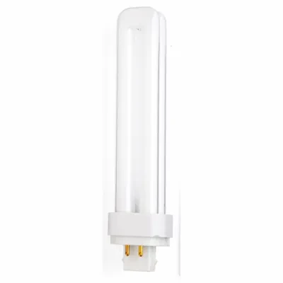 Compact Fluorescent Double Twin 4 Pin Lamp, Designation: CFD26W/4P/830, 26 WTT, T4 Shape, G24q-3 G24Q-3 (4-Pin) Base, 15000 HR, Lumens: 1825 LM Initial, 3000 DEG K Color Temperatur...